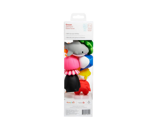 Set Juguetes Ocean Para Baño Munchkin