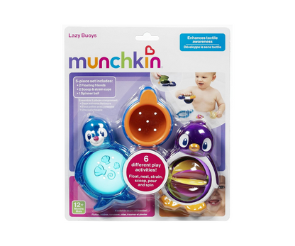 Set 5 Pzas Juguete Baño Munchkin