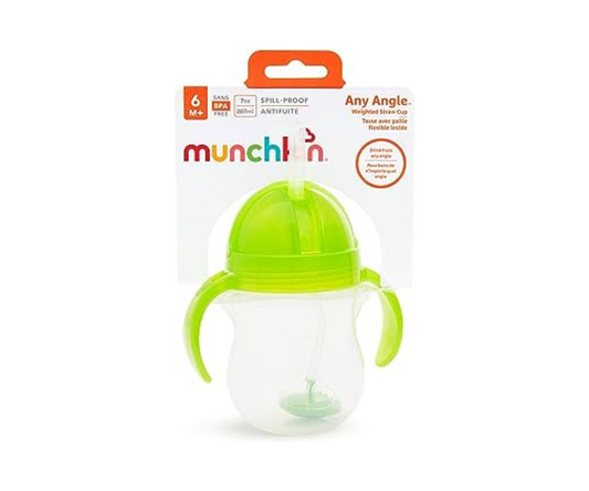 Vaso Antid. Con Pajilla Y Asas 7Oz Munchkin