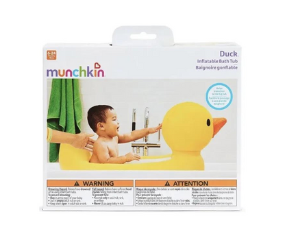 Bañera Infl. Pato  Sensor De Temperatura Munchkin