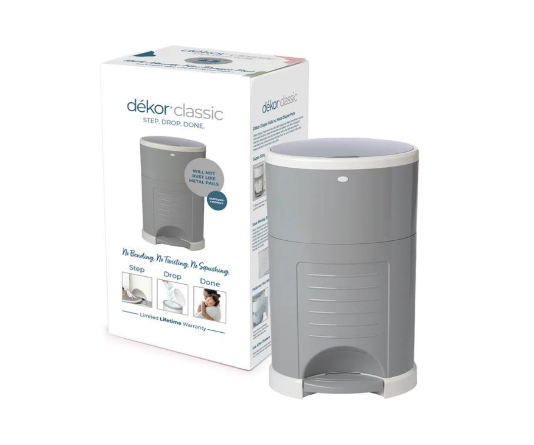 Basurero Dekor Classic Gris Dekor