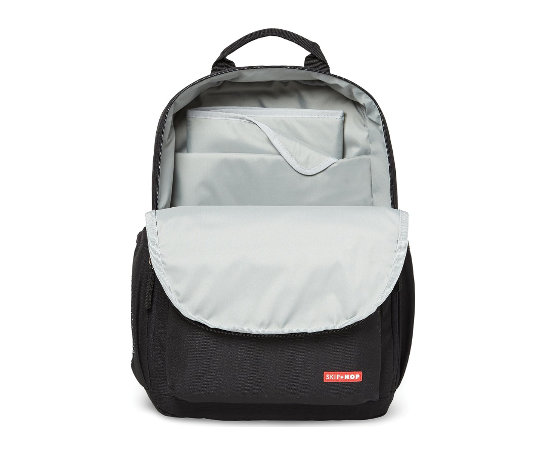 Pañalera Duo Mochila Negra Skip Hop