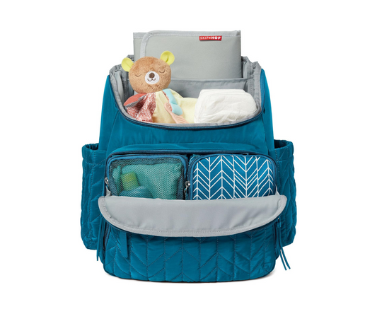 Pañalera Forma Mochila Peecock Skip Hop