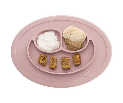 Individual Con Plato Mini Mat Blush Ezpz