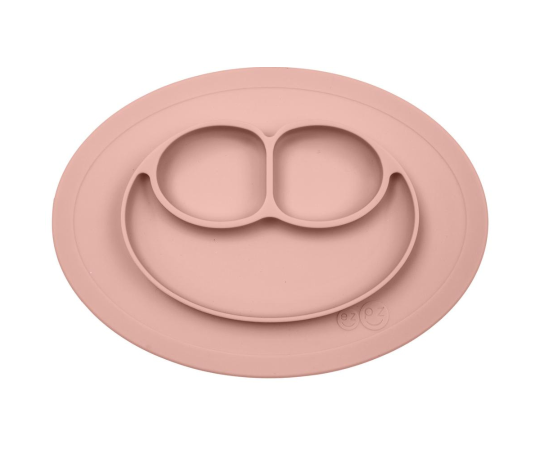 Individual Con Plato Mini Mat Blush Ezpz