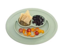 Individual Con Plato Mini Mat Sage Ezpz