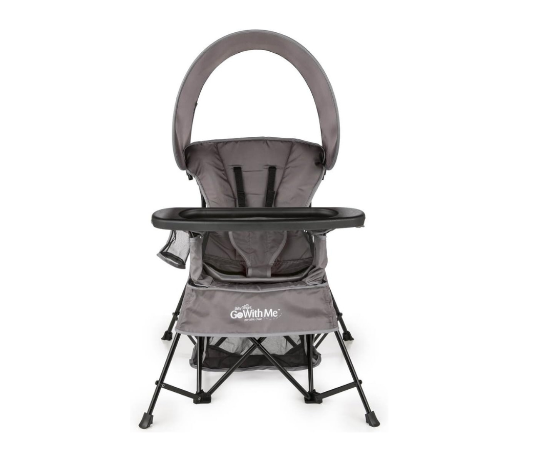 Silla Go With  Me Gray Baby Buddy