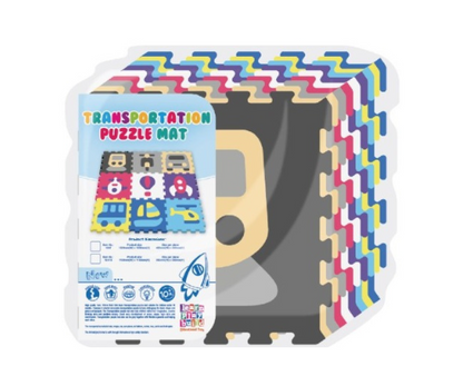 Alfombra rompecabezas vehículos