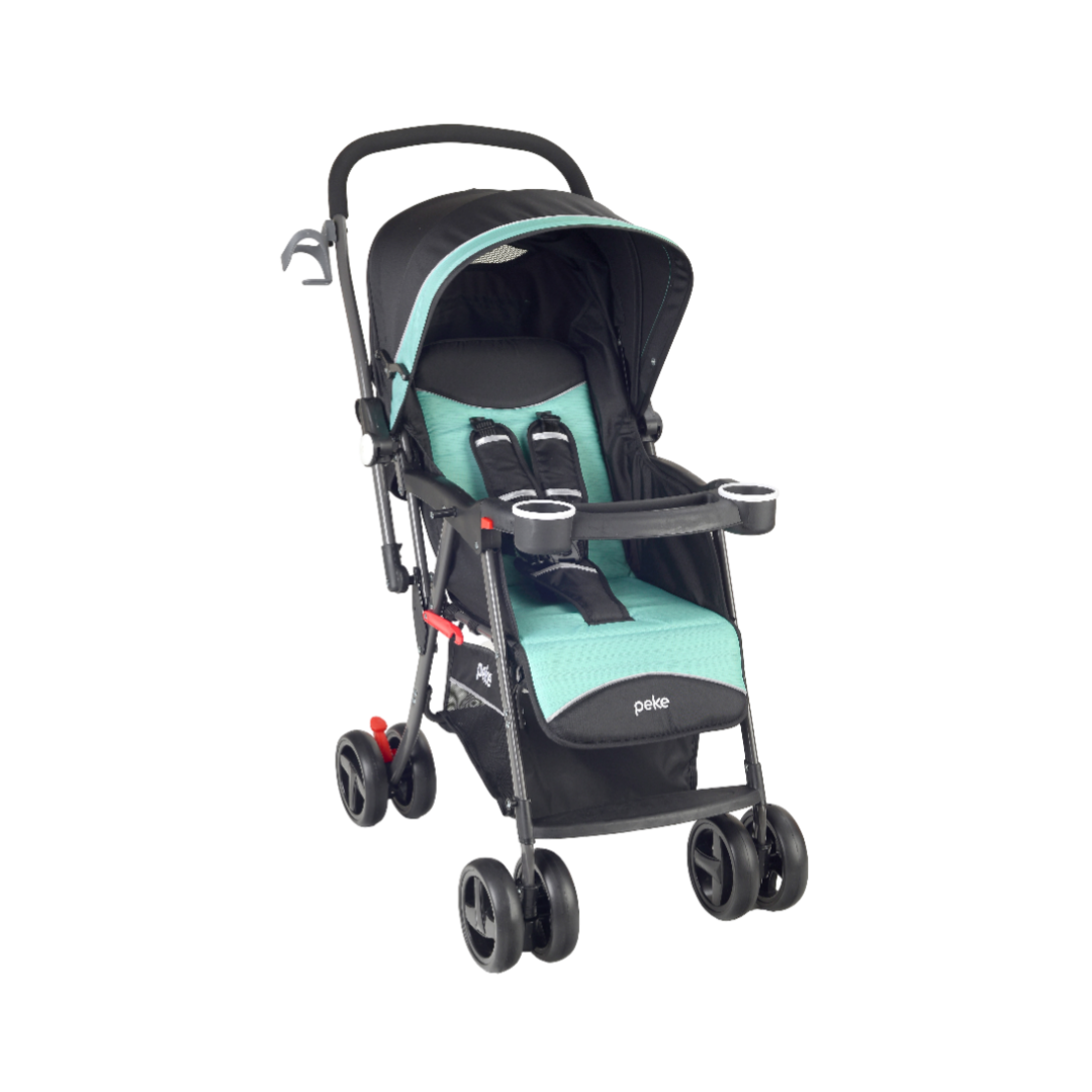 Coche con manubrio reversible