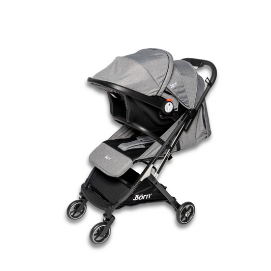 Coche Cot Travel System | Black and Grey Born