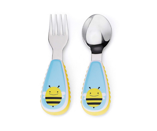 Set De Cubiertos Abeja Celeste Skip Hop