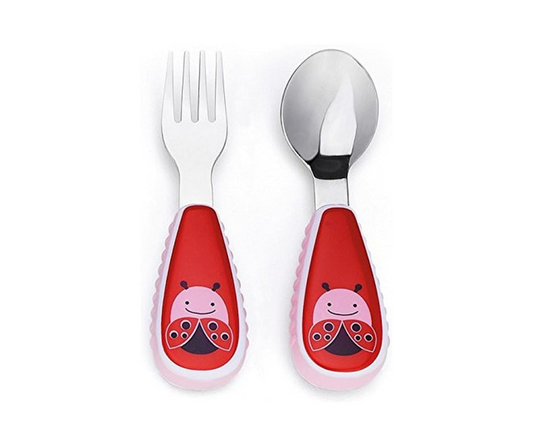 Set De Cubiertos Mariquita Roja Skip Hop