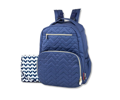 Pañalera Morgan Navy Quilted Fisher Price