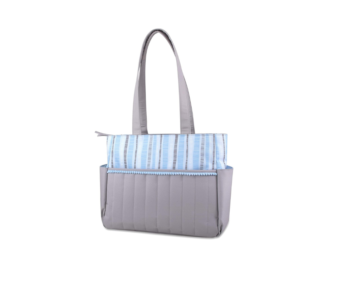 Pañalera Celeste - Gris 5 En 1