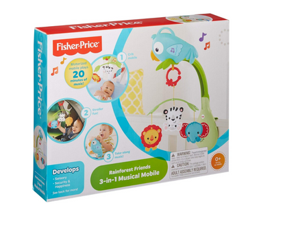 Movil Musical 3 En 1 Fisher Price