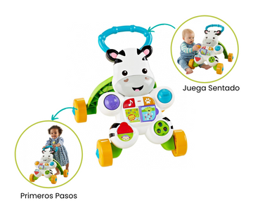 Cebra Andadera De Aprendizaje Fisher Price