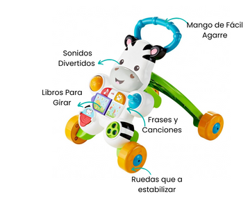 Cebra Andadera De Aprendizaje Fisher Price