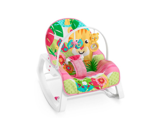 Silla Mecedora Rocker Tiger Pink Fisher Price
