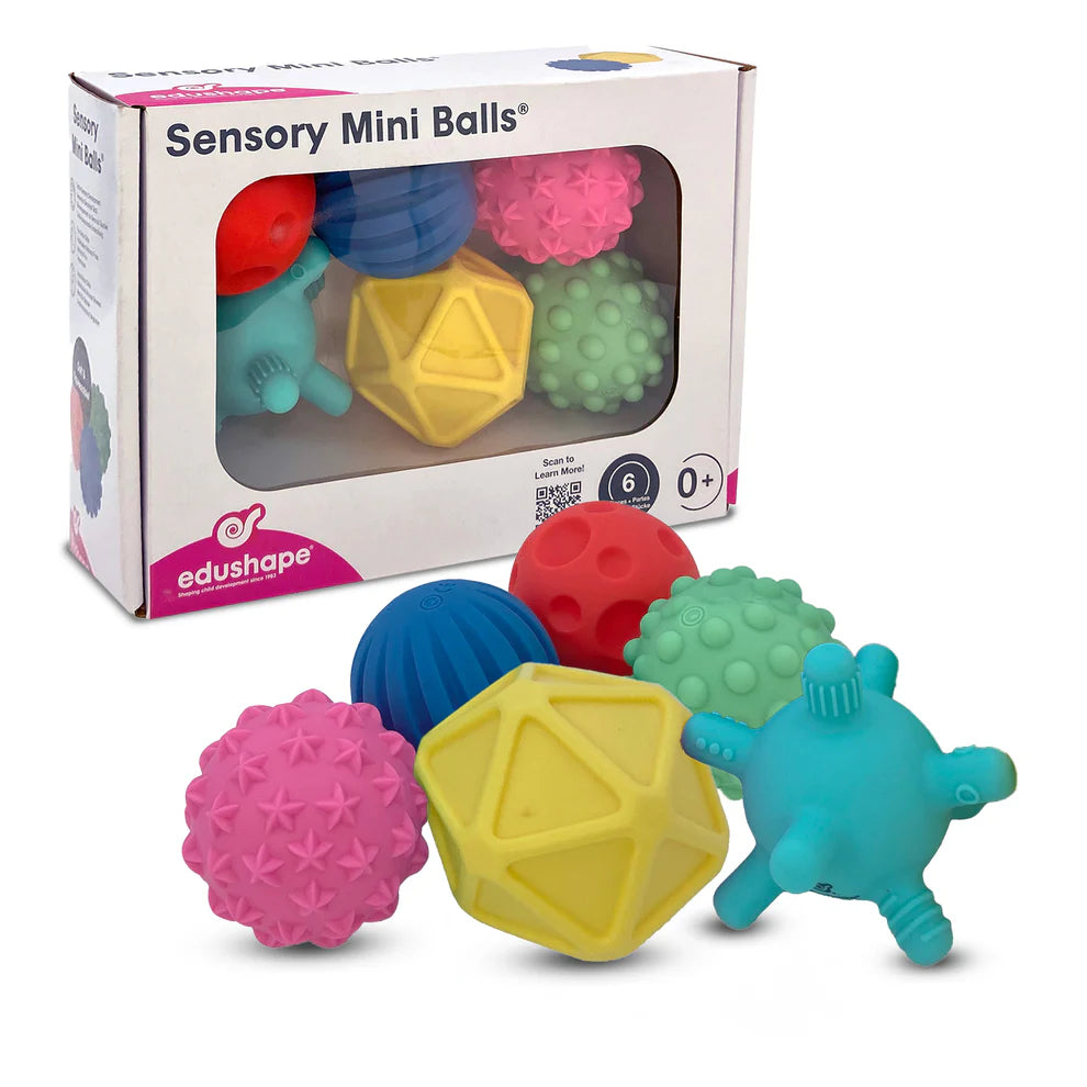 Mini pelotas sensoriales x6
