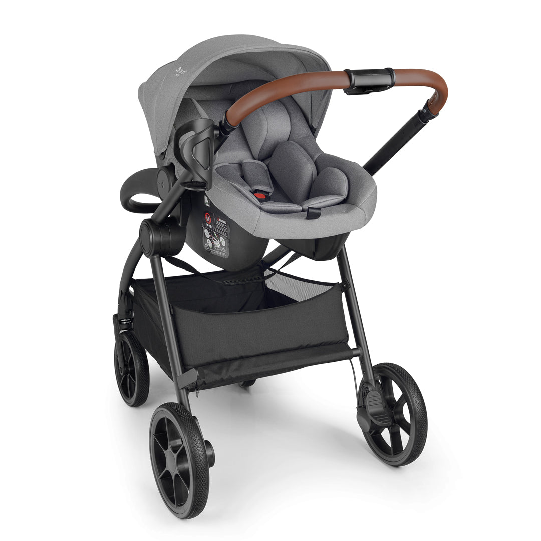 Born Dlx Monaco Travel System Dark Grey