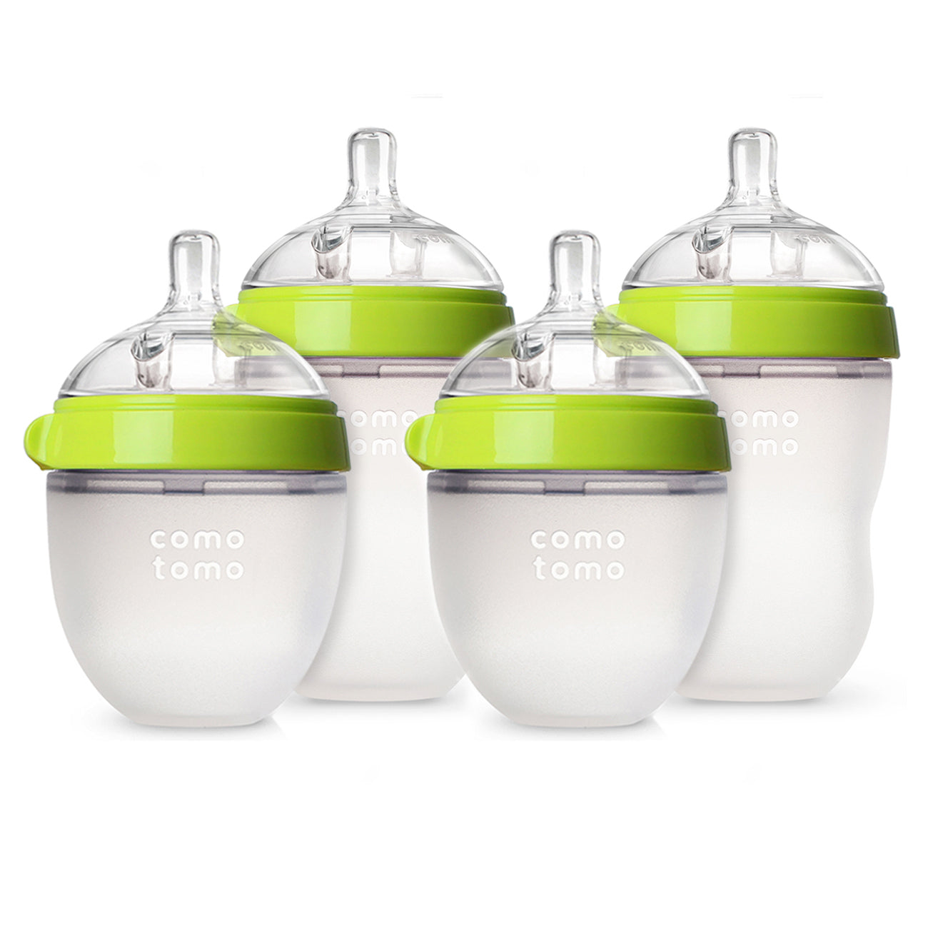 Set Biberones 150ml x2, 250ml x2, Tetinas x3  Como Tomo