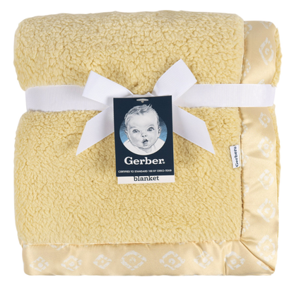Cobija Plush Gerber | Neutro Amarillo