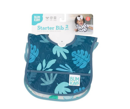 Babero X2 Dinosaurio Tropico  Bumkins