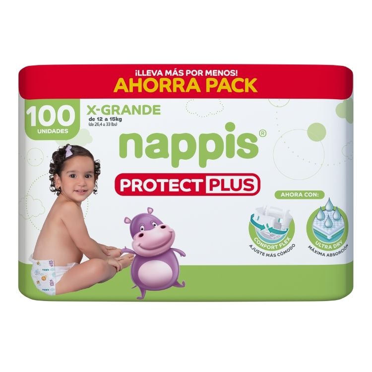 Nappis protect plus Extra Grande x 100