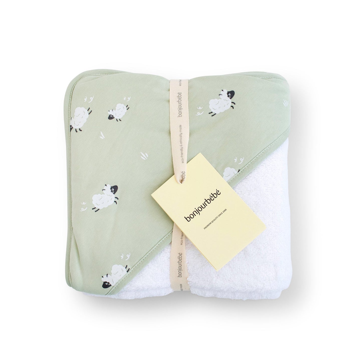 Toalla Con Capucha XL | Verde - Saro