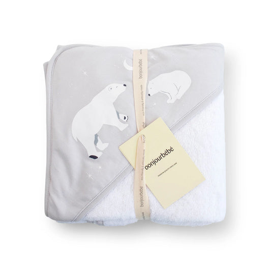 Toalla Con Capucha XL | Gris - Saro