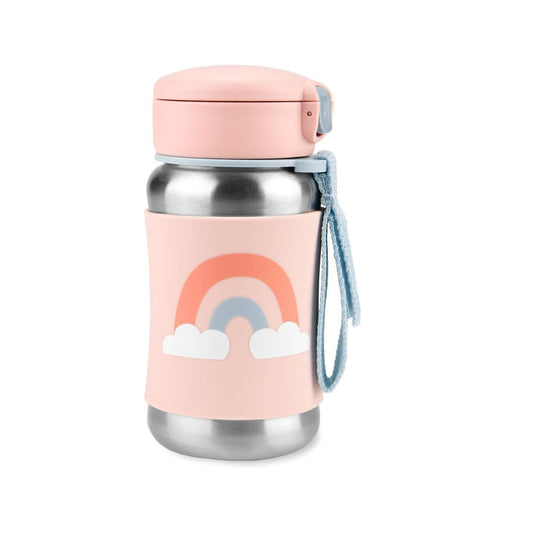 Botella de Acero Con Sorbete | Arcoiris Skip Hop