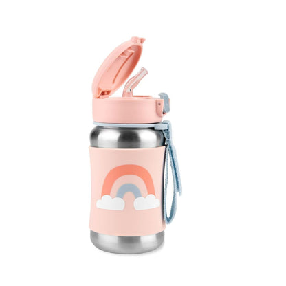 Botella de Acero Con Sorbete | Arcoiris Skip Hop