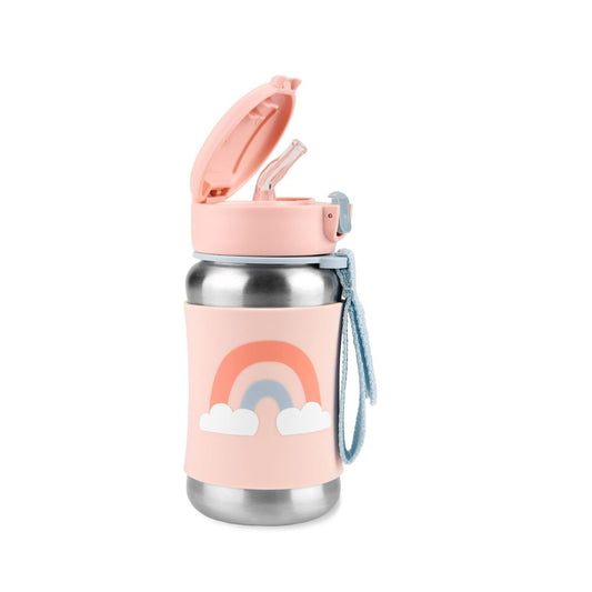 Botella de Acero Con Sorbete | Arcoiris Skip Hop
