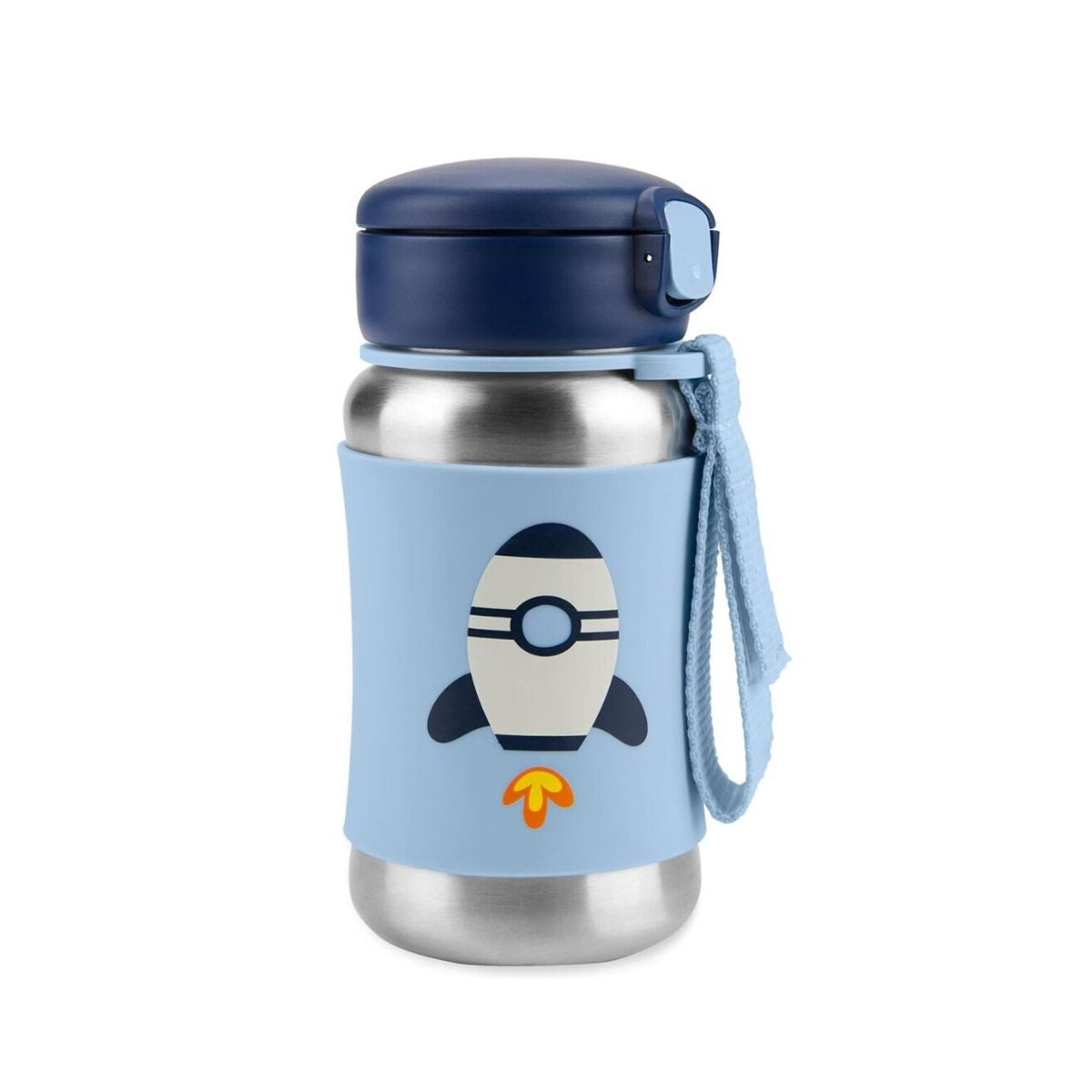 Botella de Acero Con Sorbete | Cohete Skip Hop
