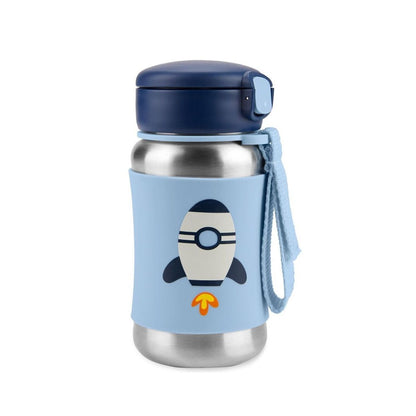 Botella de Acero Con Sorbete | Cohete Skip Hop