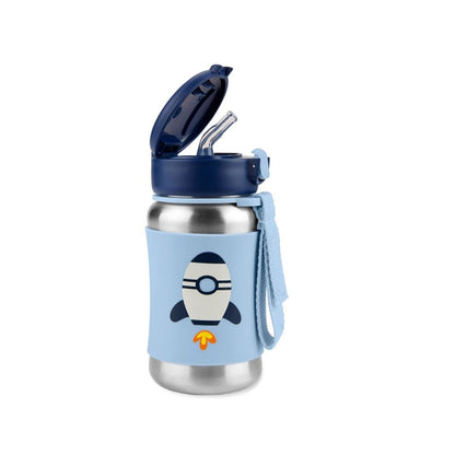 Botella de Acero Con Sorbete | Cohete Skip Hop