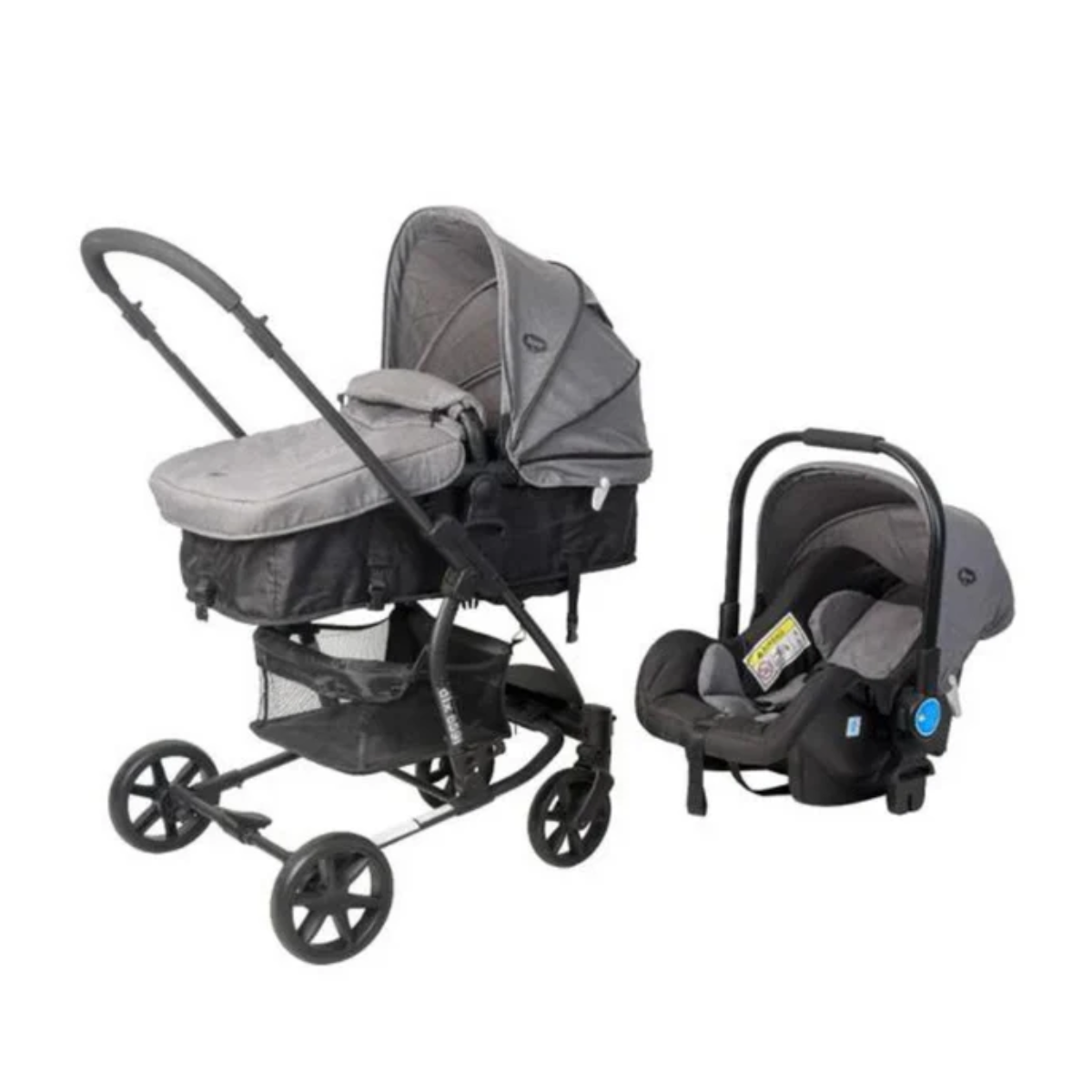 Coche DLX Durham Travel System Born |Grey