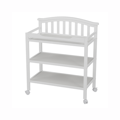Cambiador De Madera 03 Niveles Blanco