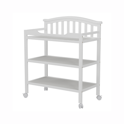 Cambiador De Madera 03 Niveles Blanco