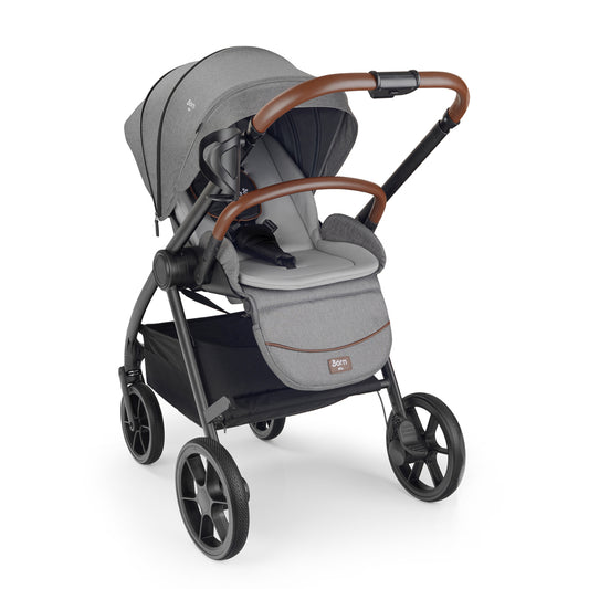 Born Dlx Monaco Travel System Dark Grey