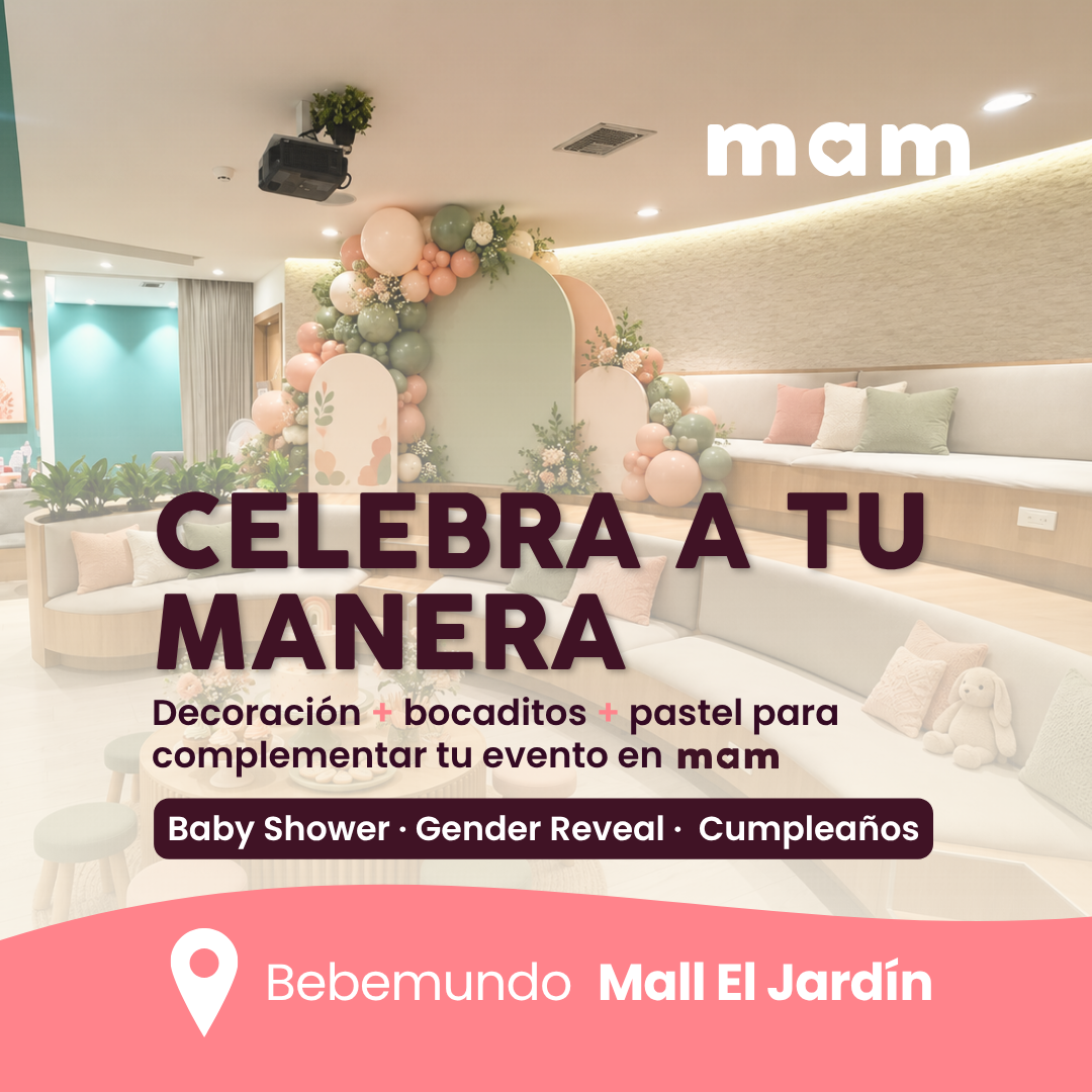 Eventos MAM Paquetes: Decoración, Bocados y Pastel