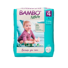 Bambo Nature Pañales Talla 4 (L) x24