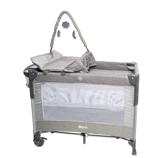 Corral Cuna Y Apego Collyn  | Grey Born