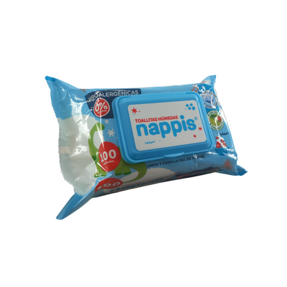 Toallitas húmedas Nappis 100 unidades