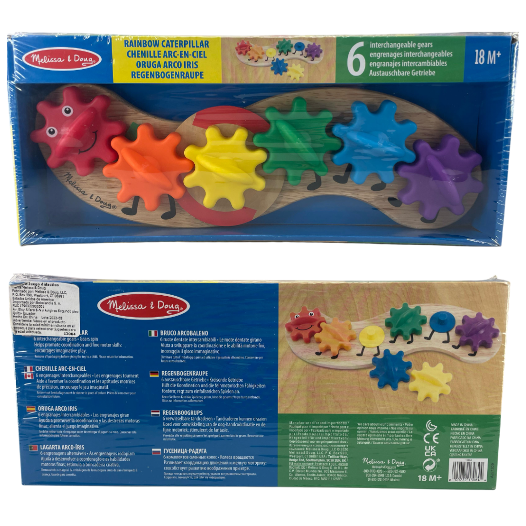 Oruga de engranajes arcoíris
