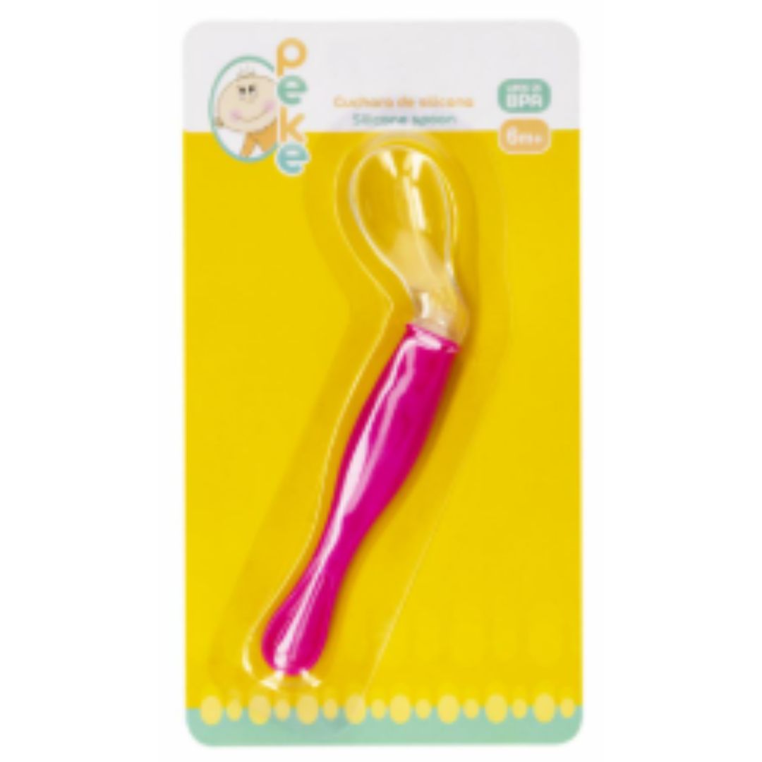 Cuchara curva de silicón