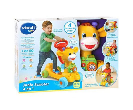 Jirafa Scooter 4 En 1 Multicolor Vtech