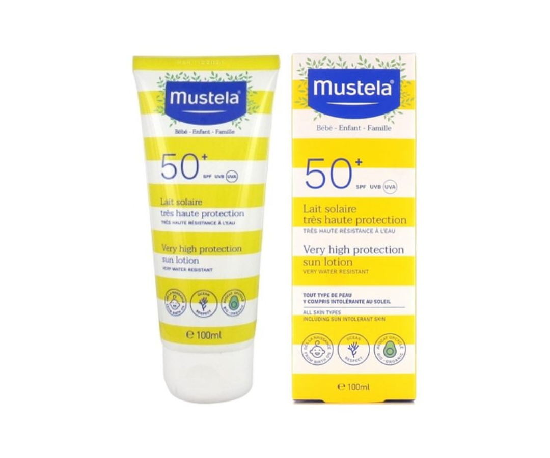 Protector Solar Spf 50 De 100 Ml Mustela