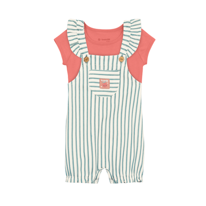 Blusa Y Jardinera Nena | Rayas Brandili