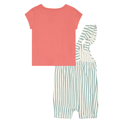 Blusa Y Jardinera Nena | Rayas Brandili